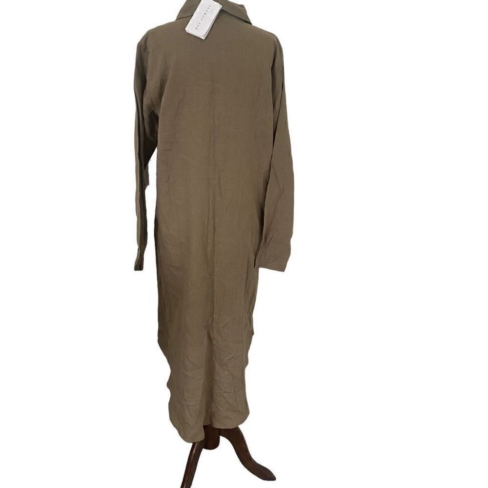NEW NWT Neu Nomads Shirt Dress Size M/L Sustainable Non Toxic Tencel, M23 - Picture 11 of 12